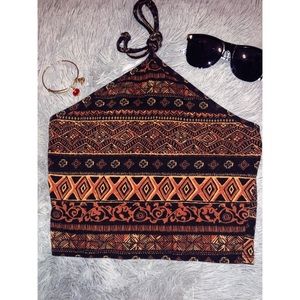 Forever 21 Aztec Crop Top